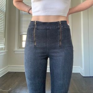 Reformation dark wash skinny jeans